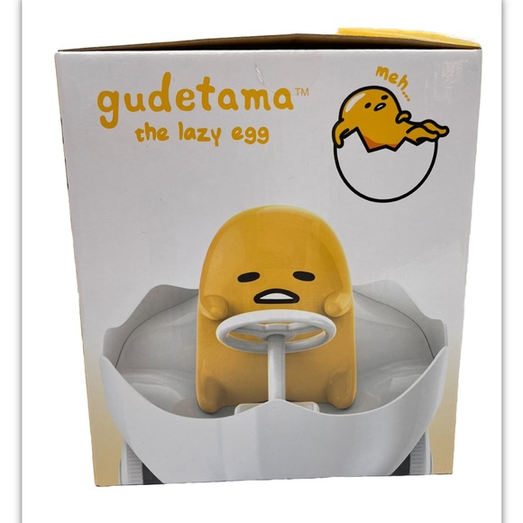 Sanrio Gudetama The Lazy Egg R/C Remote Controll Egg Vehicle7” - Picture 2 of 6